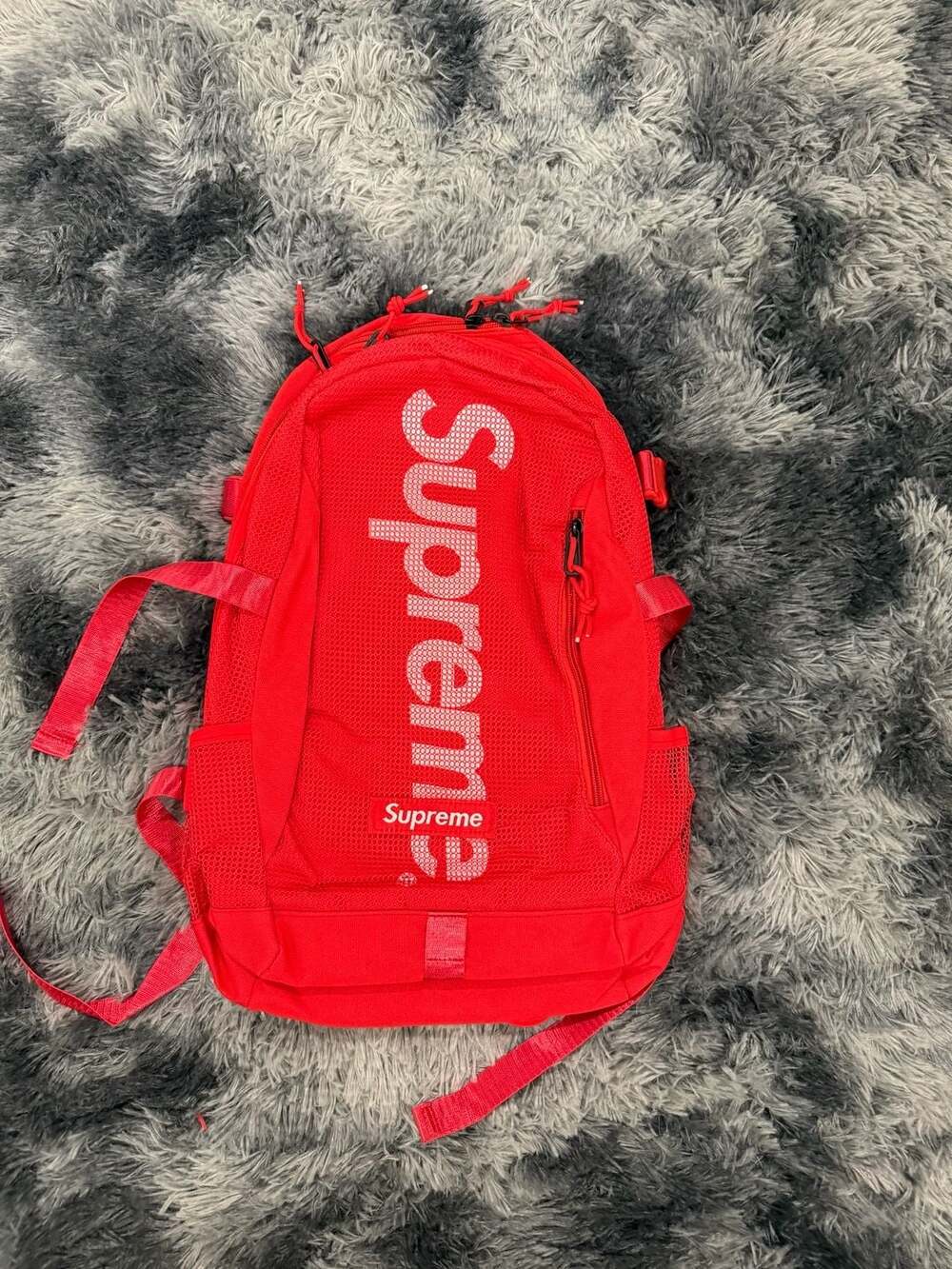 Supreme SS20 Mesh Backpack Red